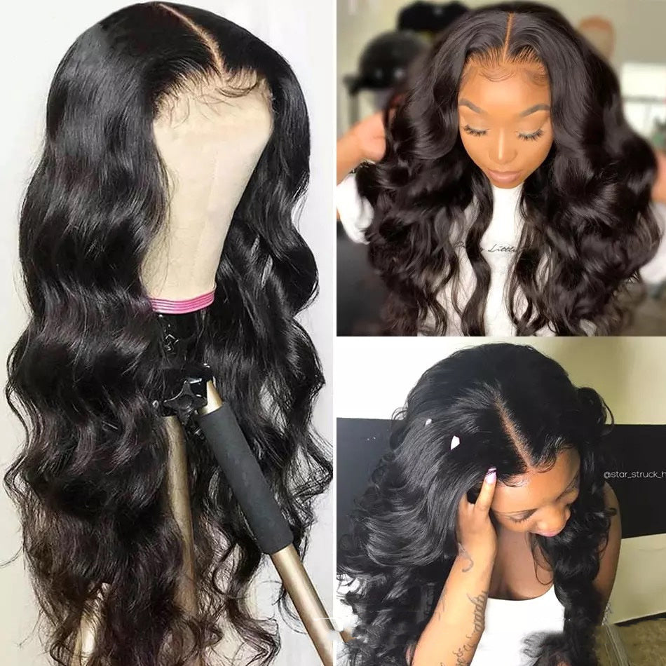 Body Wave Human Hair Lace Front Wigs - SD & CO.