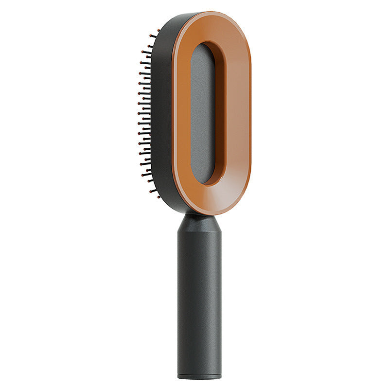 Self Cleaning Hair Brush For Women One-key Cleaning Hair Loss Airbag Massage Scalp Comb Anti-Static Hairbrush - SD & CO.