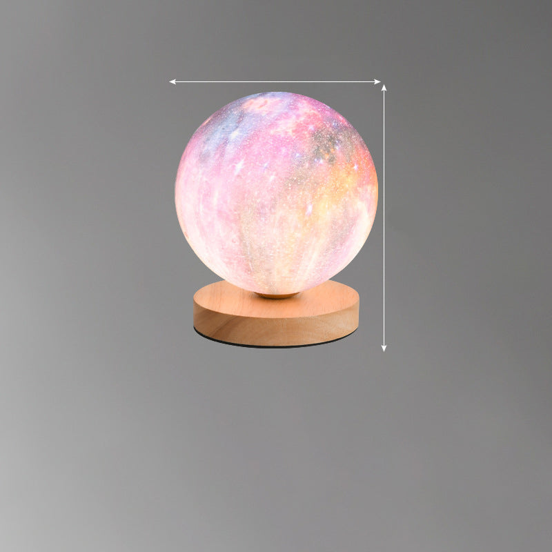 Copy of 3D Moon Lamp Moon Lamp Desk Charging Lamp Bedroom Bedside Lamp Creative Ins Gift Atmosphere Night Lamp