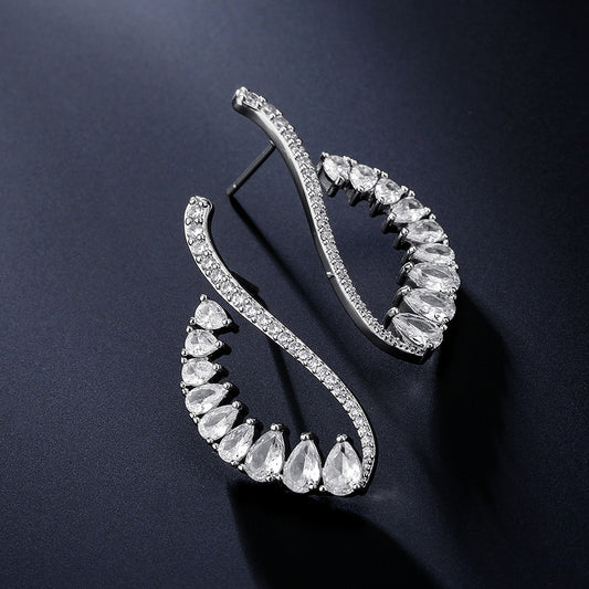 Minimalist Geometric Line Earrings For Women