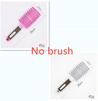 Hairbrush Anti Klit Brushy Haarborstel Women Detangler Hair Brush Bristle Nylon Scalp Massage  Teaser Hair Brush Comb - SD & CO.