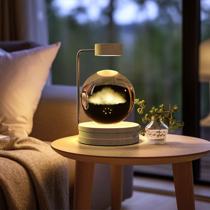 Crystal Ball Cosmic Dinosaur Indoor Night Light USB Power Warm Bedside Light Birthday Gift Night Lamp - SD & CO.