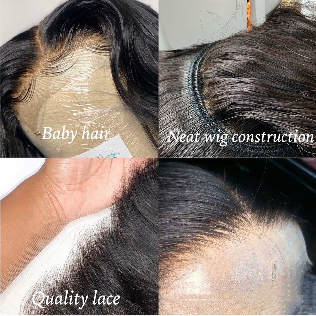 Body Wave Human Hair Lace Front Wigs - SD & CO.