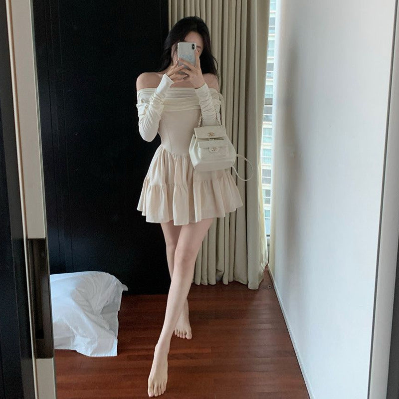 Off-shoulder Dress For Women Autumn - SD & CO.