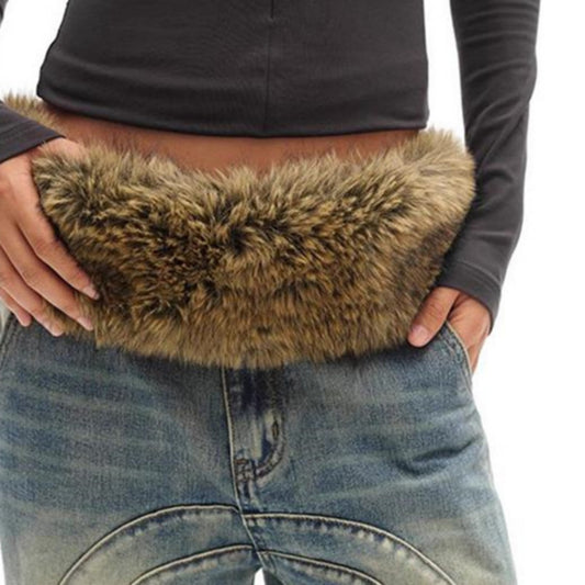 Dopamine Buttonhole Leather Belt Wear Matching Style