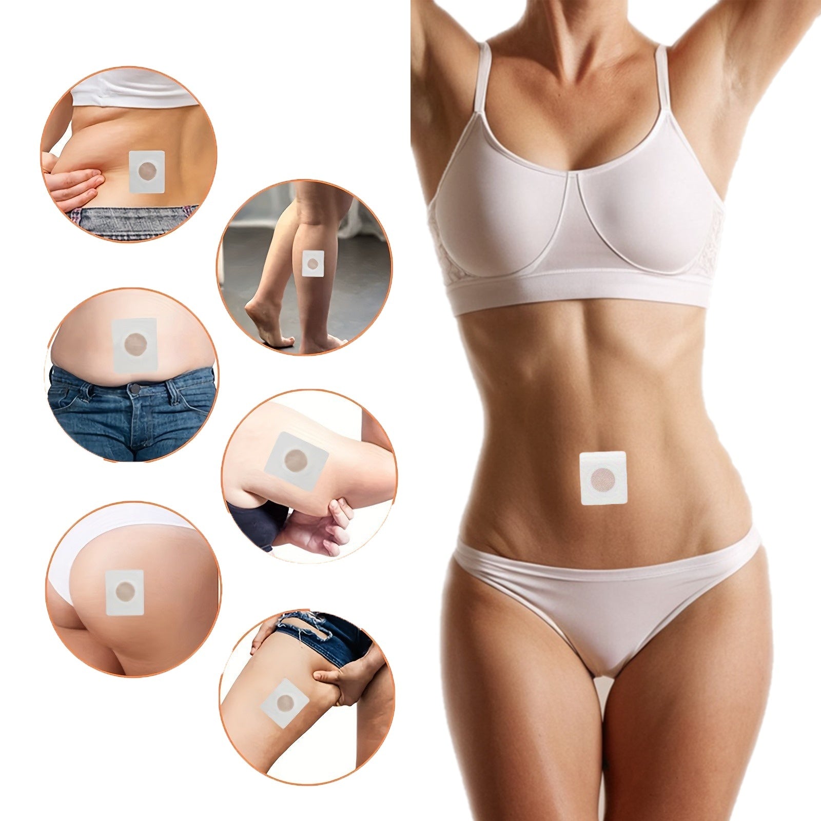 Navel Belly Button Patch Slimming Patch Abdomen Magnetic Detox Sticker - SD & CO.