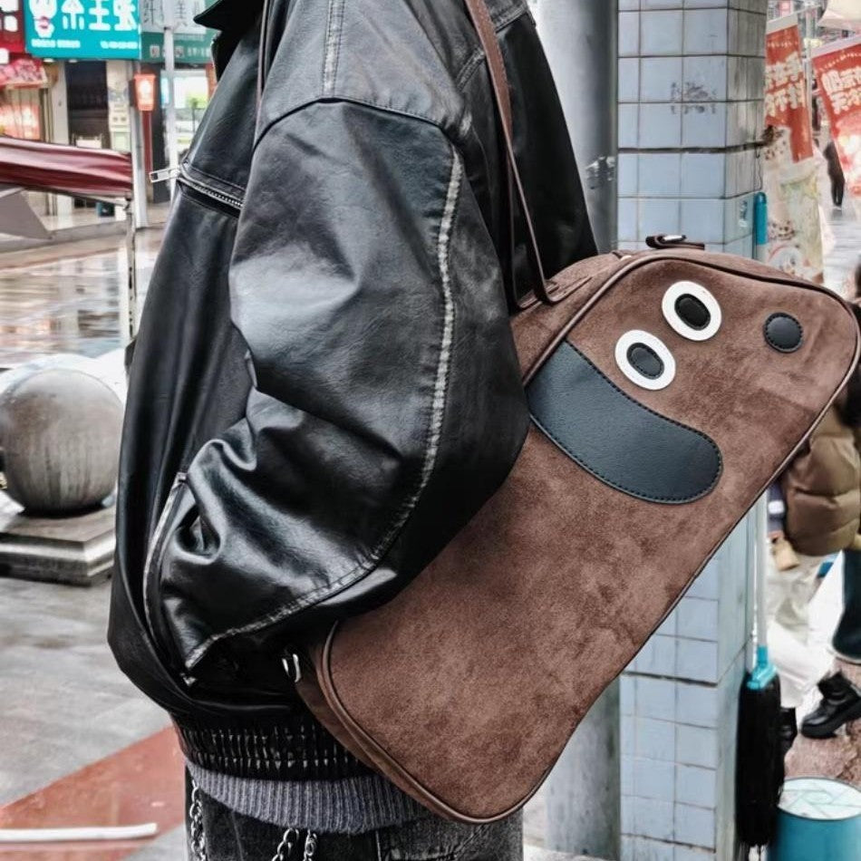 Virtue Pull Sausage Dog Cute Large Capacity Crossbody Shoulder Bag