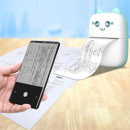 Mini Printer Portable Mini Bluetooth WiFi New Wrong Printer Mobile Phone Photo Title Note Hot Print Pocket Student Error Label Printer - SD & CO.