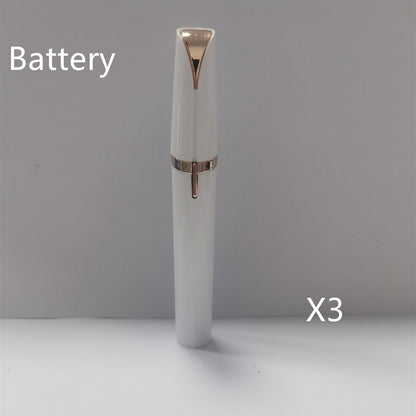 Mini Electric Eyebrow Trimmer Lipstick Brows Pen Hair Remover Painless Razor Epilator with LED Light - SD & CO.