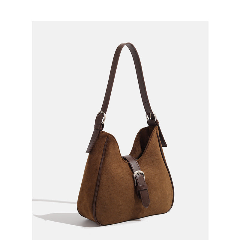 Retro Underarm Bag Large Capacity Portable Shoulder Bag