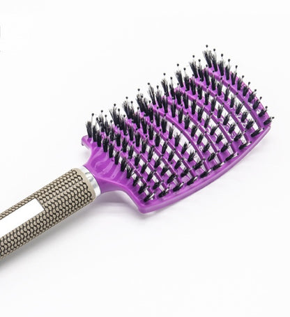 Hairbrush Anti Klit Brushy Haarborstel Women Detangler Hair Brush Bristle Nylon Scalp Massage  Teaser Hair Brush Comb - SD & CO.