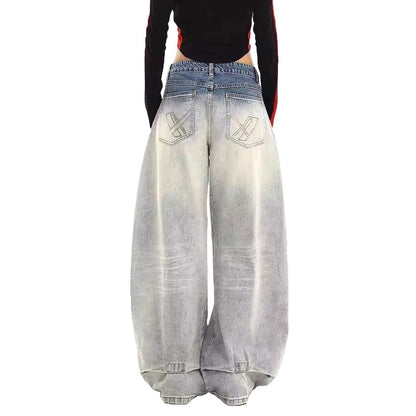 Loose Slim Design Versatile Scimitar Pants