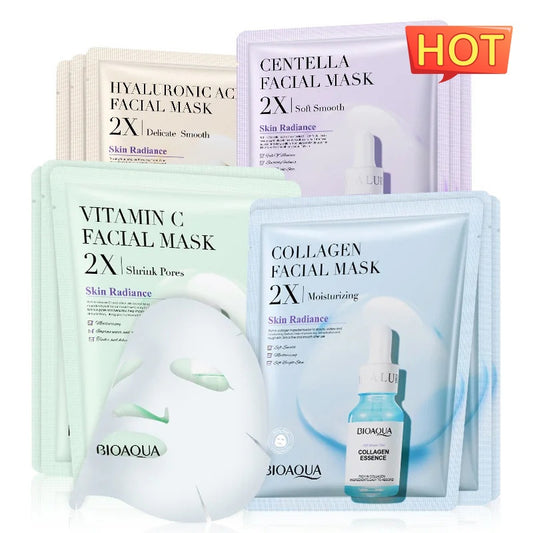 Collagen Face Mask Moisturizing Firming Face Sheet Mask Hyaluronic Acid Facial Masks Beauty Skin Care Gel Skin Care - SD & CO.
