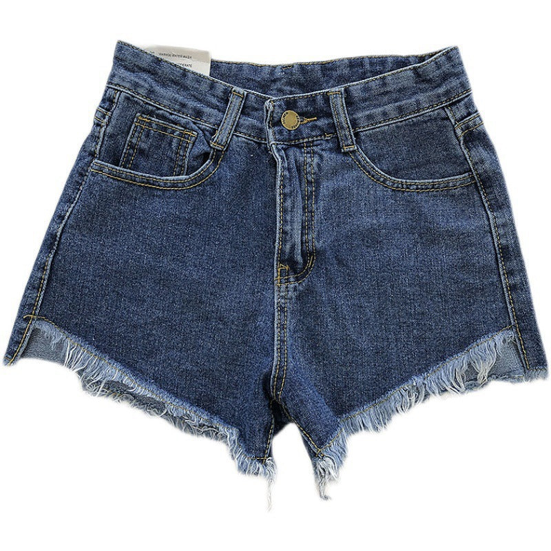 New Loose All-matching Denim Shorts Women