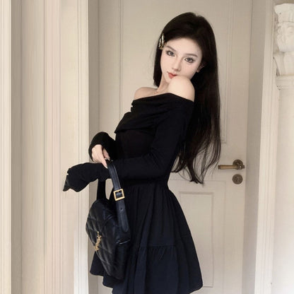 Off-shoulder Dress For Women Autumn - SD & CO.