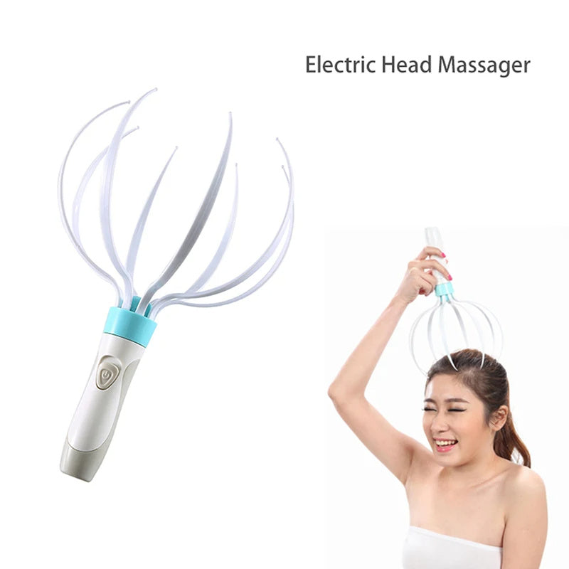 Head Massager Scalp Vibration Massage Eight Claw Electric Household Massager Head Masager Body Care - SD & CO.