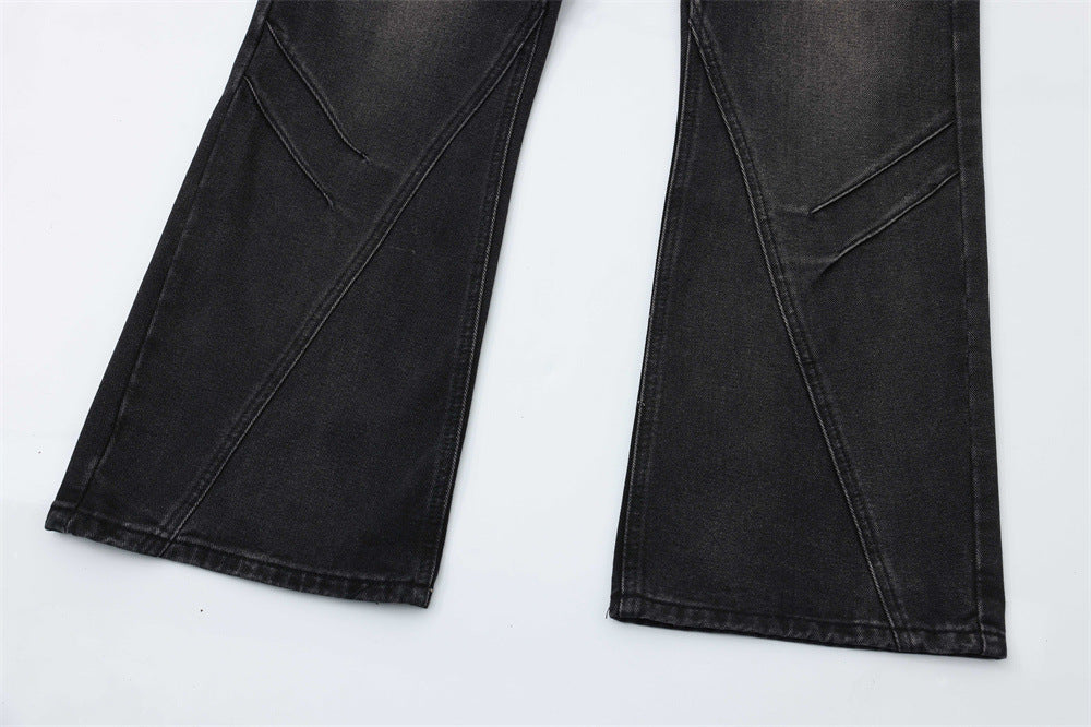 Denim Loose Trousers For Men And Women