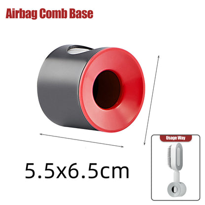 Self Cleaning Hair Brush For Women One-key Cleaning Hair Loss Airbag Massage Scalp Comb Anti-Static Hairbrush - SD & CO.