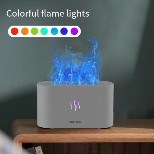 Copy of Simulated flame aromatherapy machine expanding fragrance machine household seven color flame humidifier