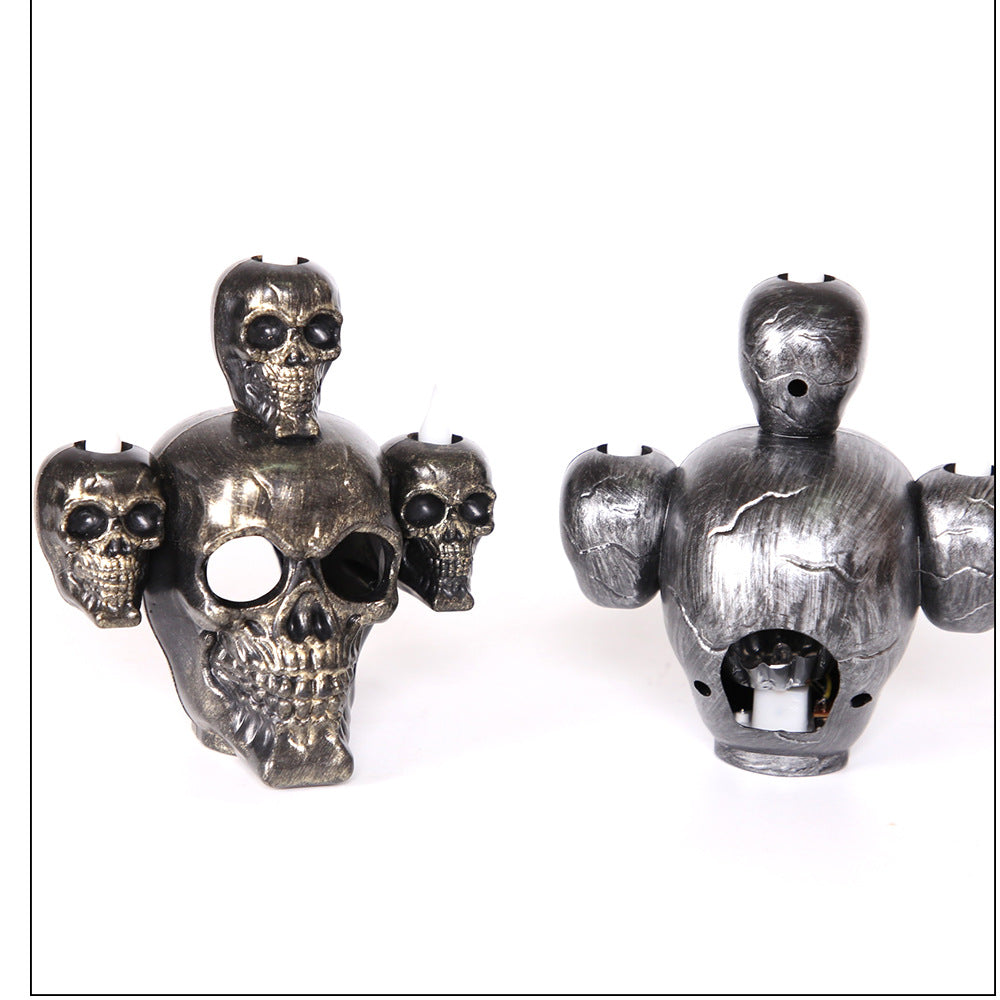 Copy of Halloween Skull with Lamp Decoration Halloween Decoration Smoke Skull Candle Lamp