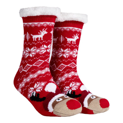 Copy of Christmas Floor Socks Indoor Home Sleep Winter Plush Thick Long Socks Women's Postpartum Socks Anti slip