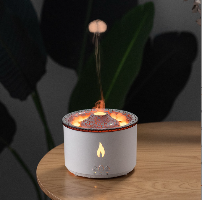 Copy of Copy of New creative simulation flame aromatherapy machine remote control spray jellyfish humidifier new spit ring humidifier
