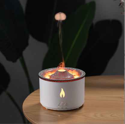 Copy of Copy of New creative simulation flame aromatherapy machine remote control spray jellyfish humidifier new spit ring humidifier