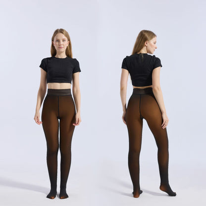 Copy of Women's jumpsuit black translucent pantyhose tight fitting and hip lifting one-piece pants