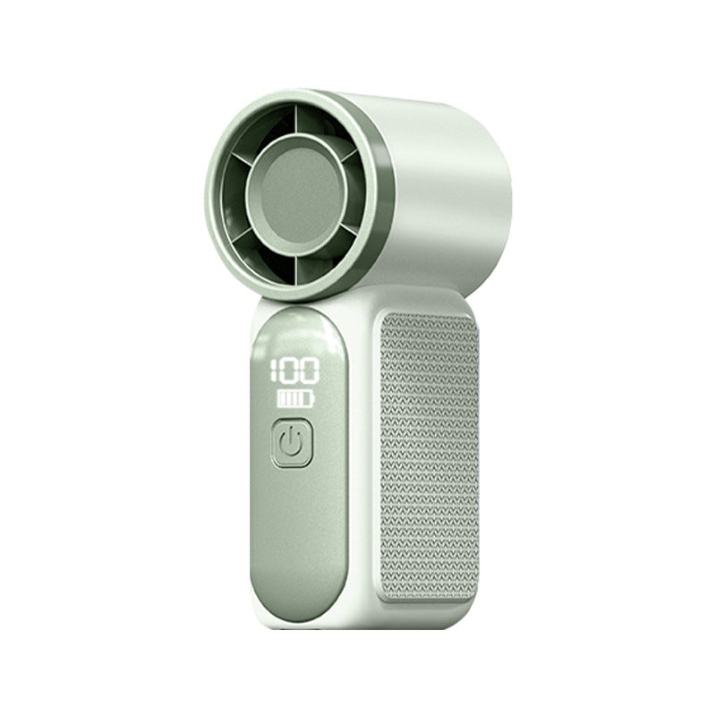 Mini Handheld Flap Pocket Pants Fan USB Charging Small Fan Strong Wind Small Portable High-Speed Small Air Cannon Cross-Border