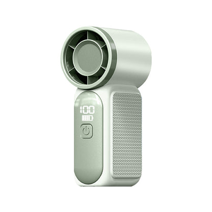 Mini Handheld Flap Pocket Pants Fan USB Charging Small Fan Strong Wind Small Portable High-Speed Small Air Cannon Cross-Border