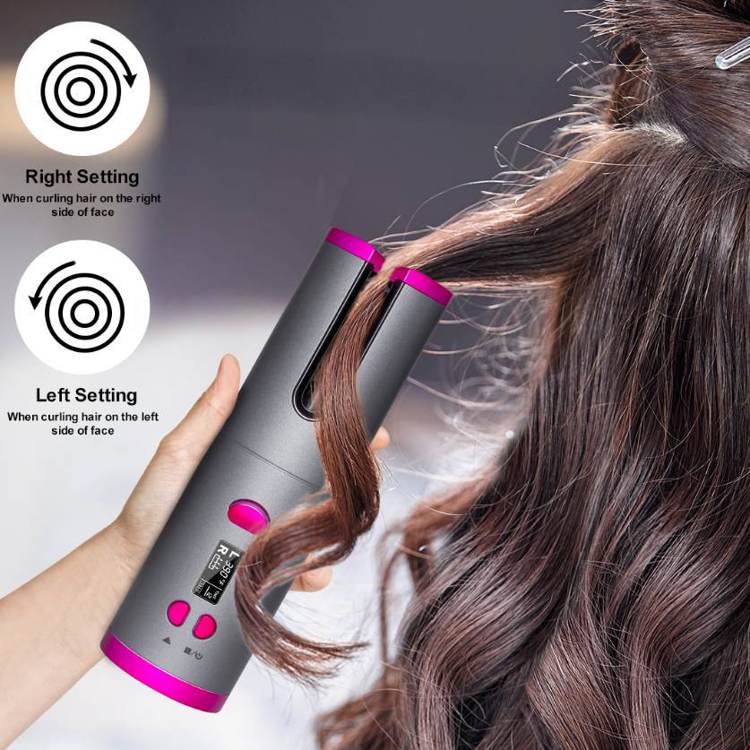 Curling Iron USB Wireless Multifunctional Charging Curler - SD & CO.
