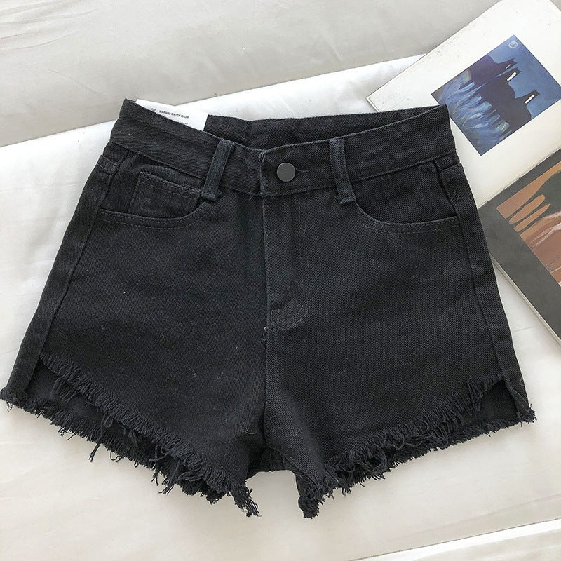 New Loose All-matching Denim Shorts Women