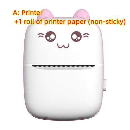 Mini Printer Portable Mini Bluetooth WiFi New Wrong Printer Mobile Phone Photo Title Note Hot Print Pocket Student Error Label Printer - SD & CO.