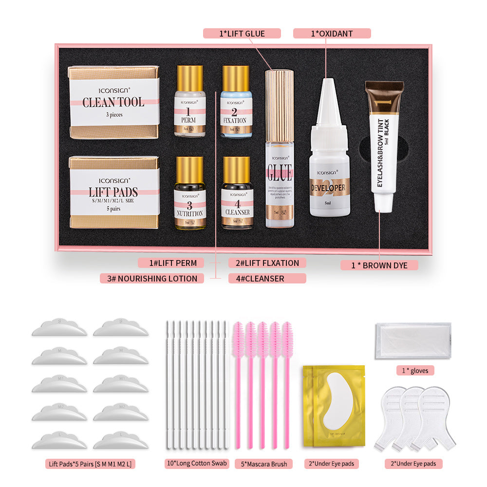 ICONSIGN Lash Lift EyeLash Eyebrow Dye Tint Kit Lashes Perm Set Brow Lamination Makeup Tools - SD & CO.