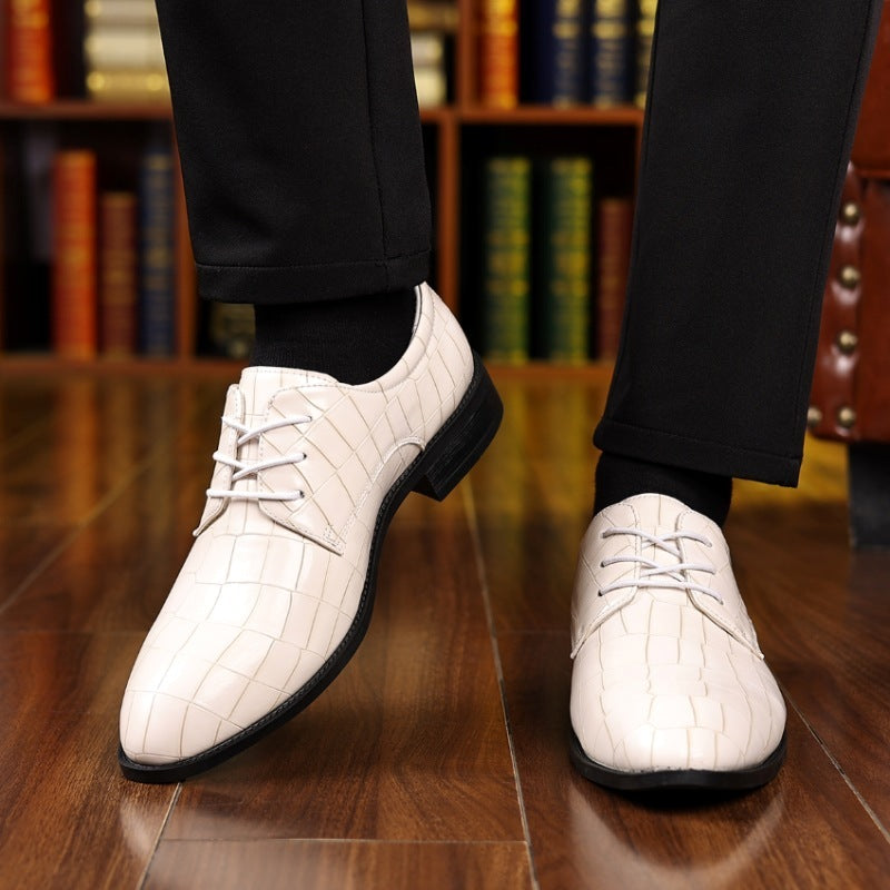 Men's Formal Casual Breathable Pointed Leather Shoes