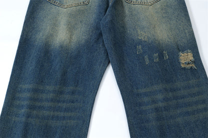 Beggar Denim Trousers For Men And Women