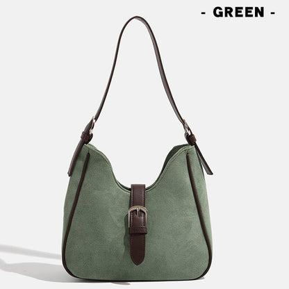 Retro Underarm Bag Large Capacity Portable Shoulder Bag