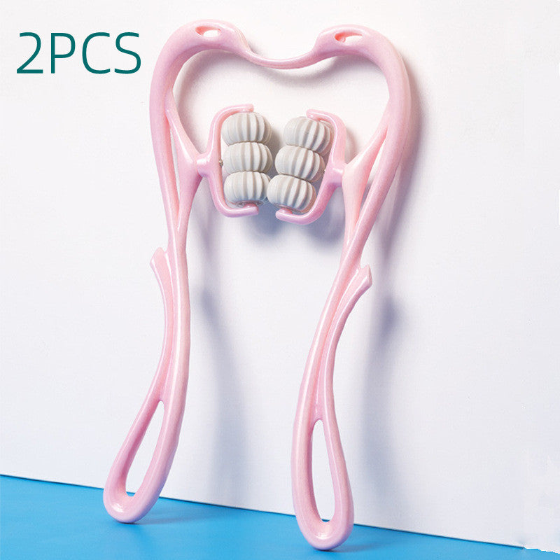 Multifunctional Manual Six-wheel Neck Massager Massage Relieve Roller Massage Tool - SD & CO.