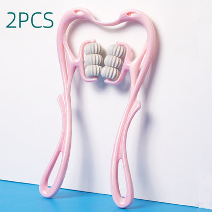 Multifunctional Manual Six-wheel Neck Massager Massage Relieve Roller Massage Tool - SD & CO.