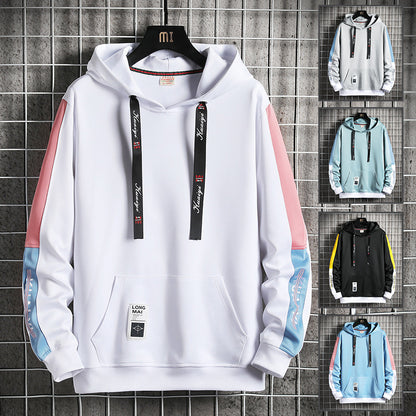 Colorblock Streetwear Pullover Hoodie