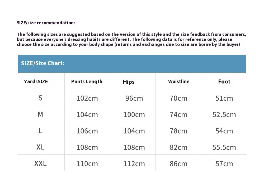 Denim Loose Trousers For Men And Women