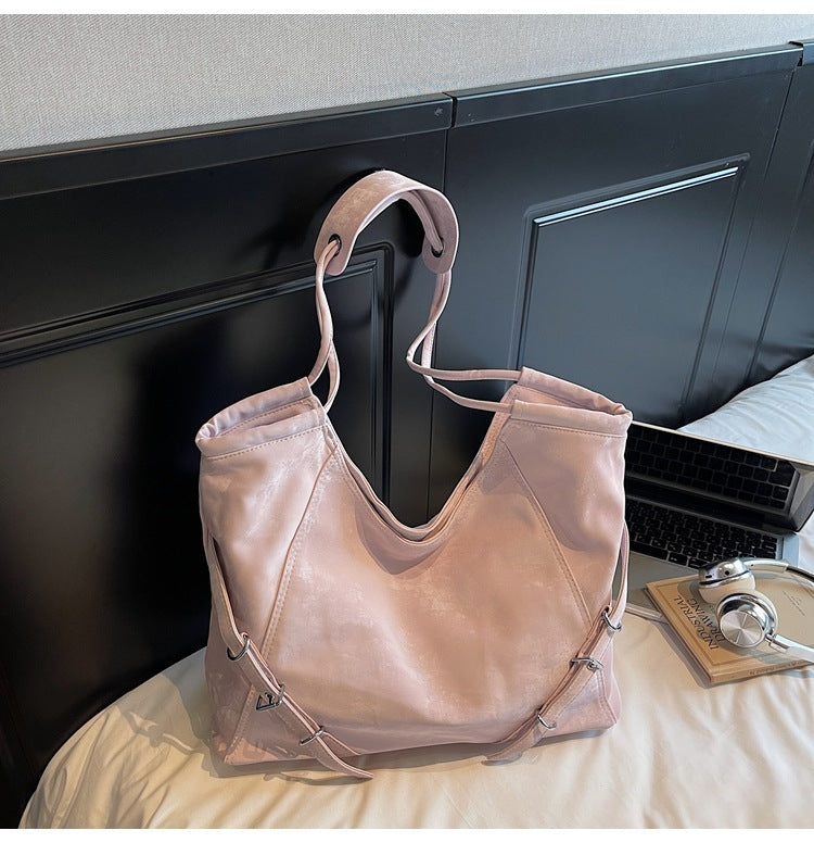 Retro Large Capacity Bag Women's Casual Shoulder Bag