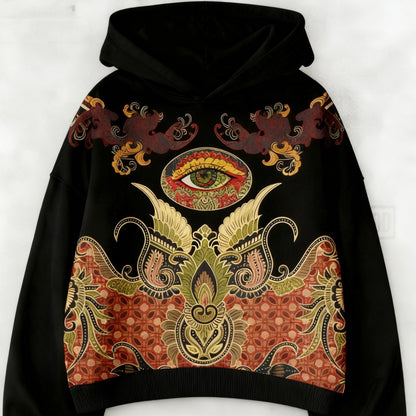 Fashion Casual Printed Polyester Sweater - SD & CO.