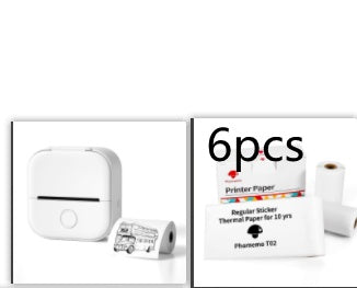 Portable Mini Thermal Label Printer Home Photo Printer Student Wrong Question Printer Bluetooth-compatible Mini Label Printer Price Tag - SD & CO.