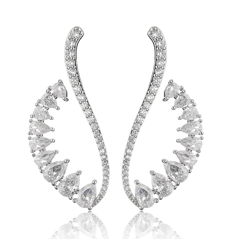 Minimalist Geometric Line Earrings For Women