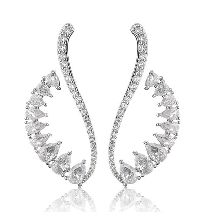 Minimalist Geometric Line Earrings For Women