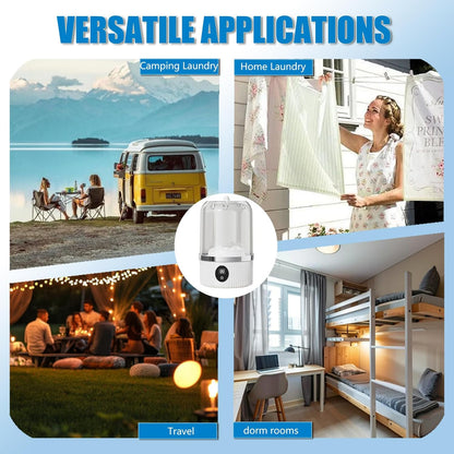 Portable Mini Underwear Washer – Upgraded Rechargeable Cordless Laundry Cup for Bras, Underwear & Socks