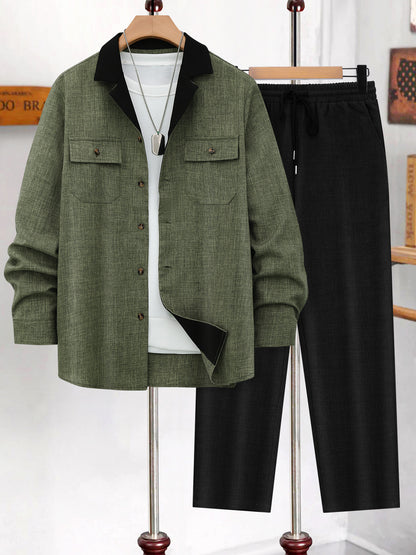 Creative Men's Casual Suit Coat Set - SD & CO.