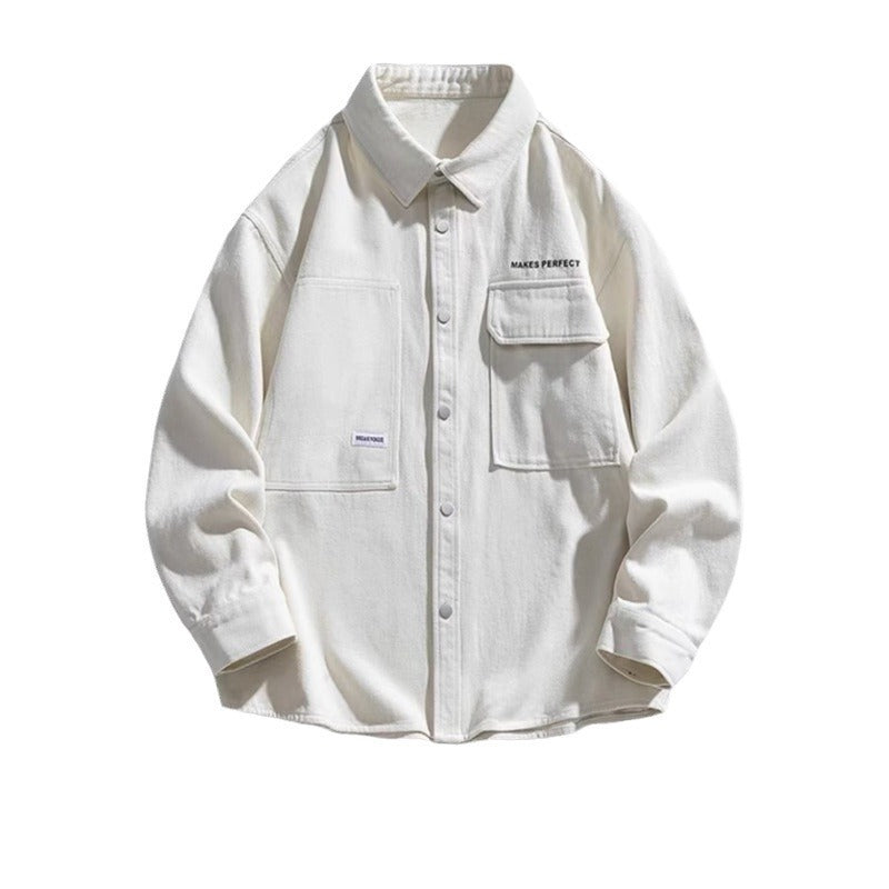 Fashion Loose Oversized Cardigan Long Sleeve Shirt Men - SD & CO.