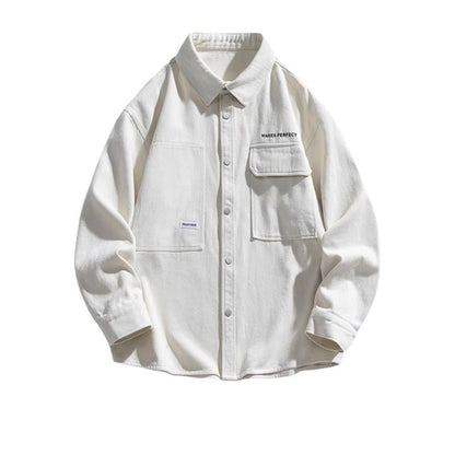 Fashion Loose Oversized Cardigan Long Sleeve Shirt Men - SD & CO.